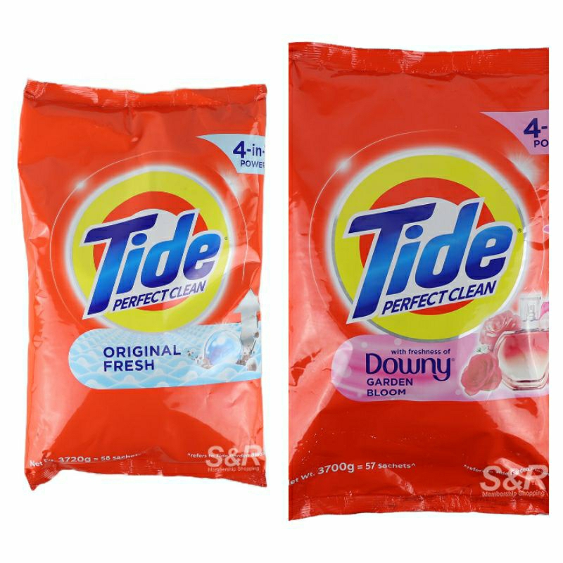 Tide Powder Perfect Clean with Downy Garden Bloom 3.7kg. | Shopee ...