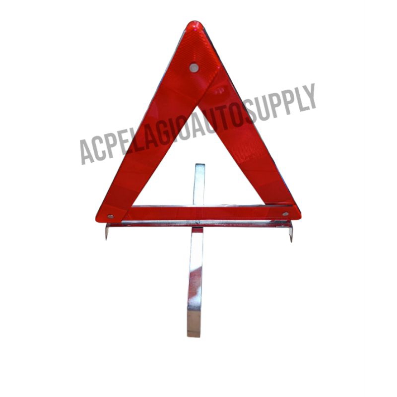 EARLY WARNING DEVICE REFLECTORIZED TRIANGLE WARNING SIGN CAR SAFETY ...