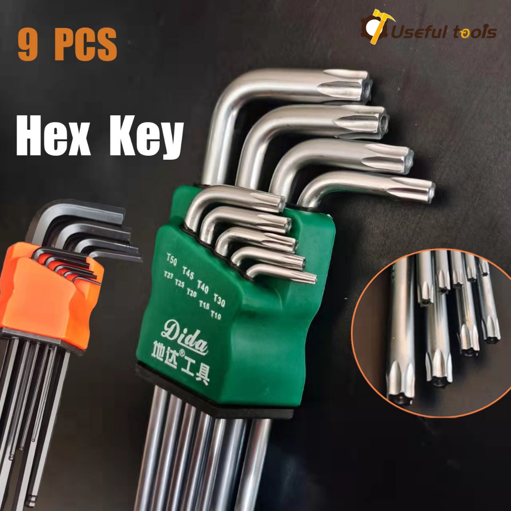 Hex Key Wrench Set Torx Allen Wrench Ball End Flower Type Spanner L