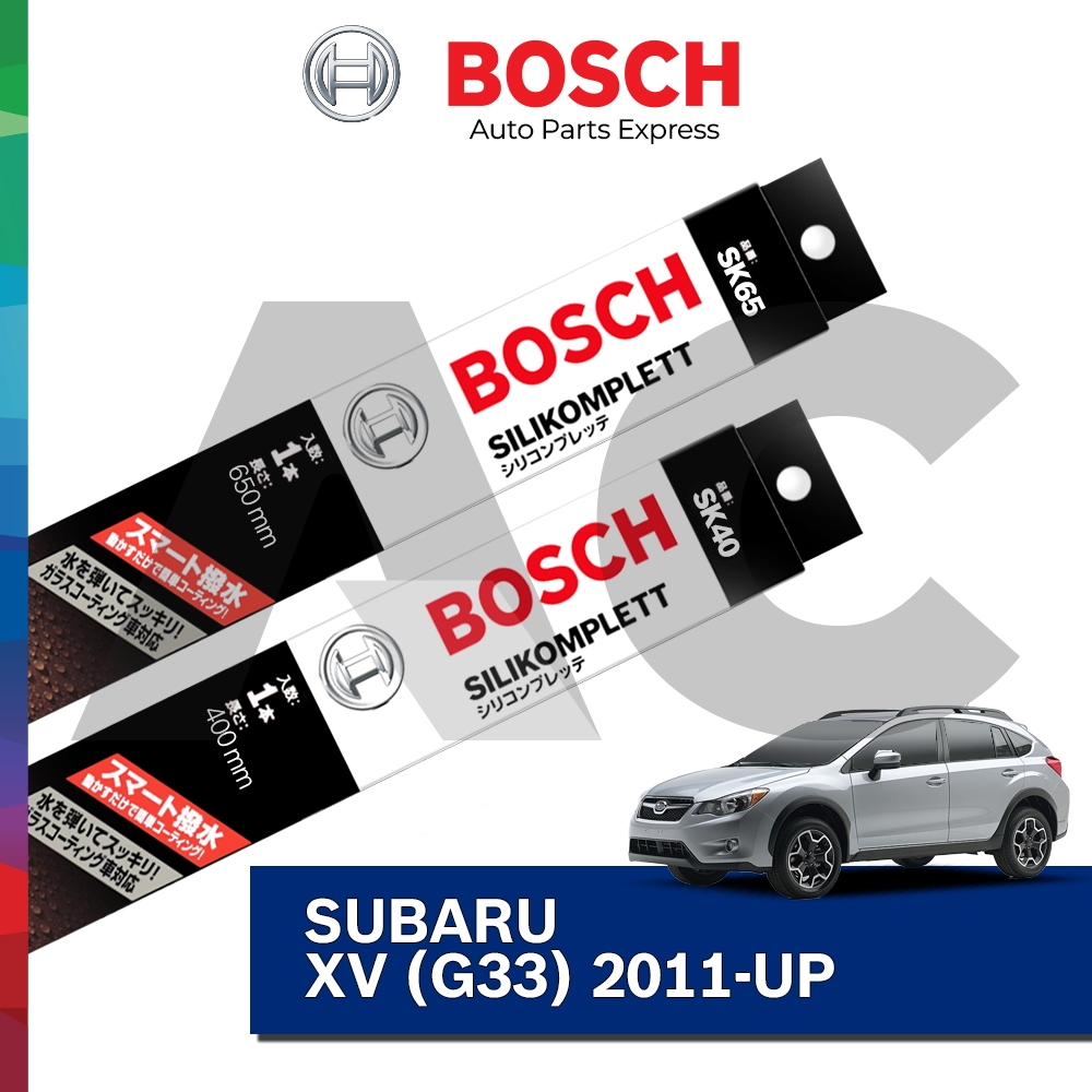BOSCH SILICONE WIPER SET FOR SUBARU XV (G33) 2011PRESENT (26"/16