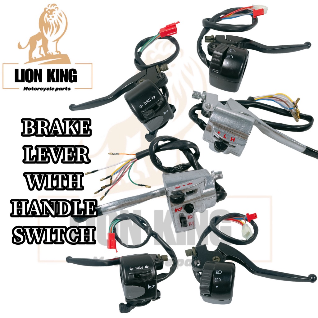 Motorcycle Brake Lever With Handle Switch（L/H & R/H）Handle Switch ...