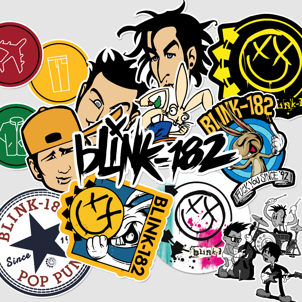 Blink 182 Laminated Waterproof Vinyl Stickers | Shopee Philippines