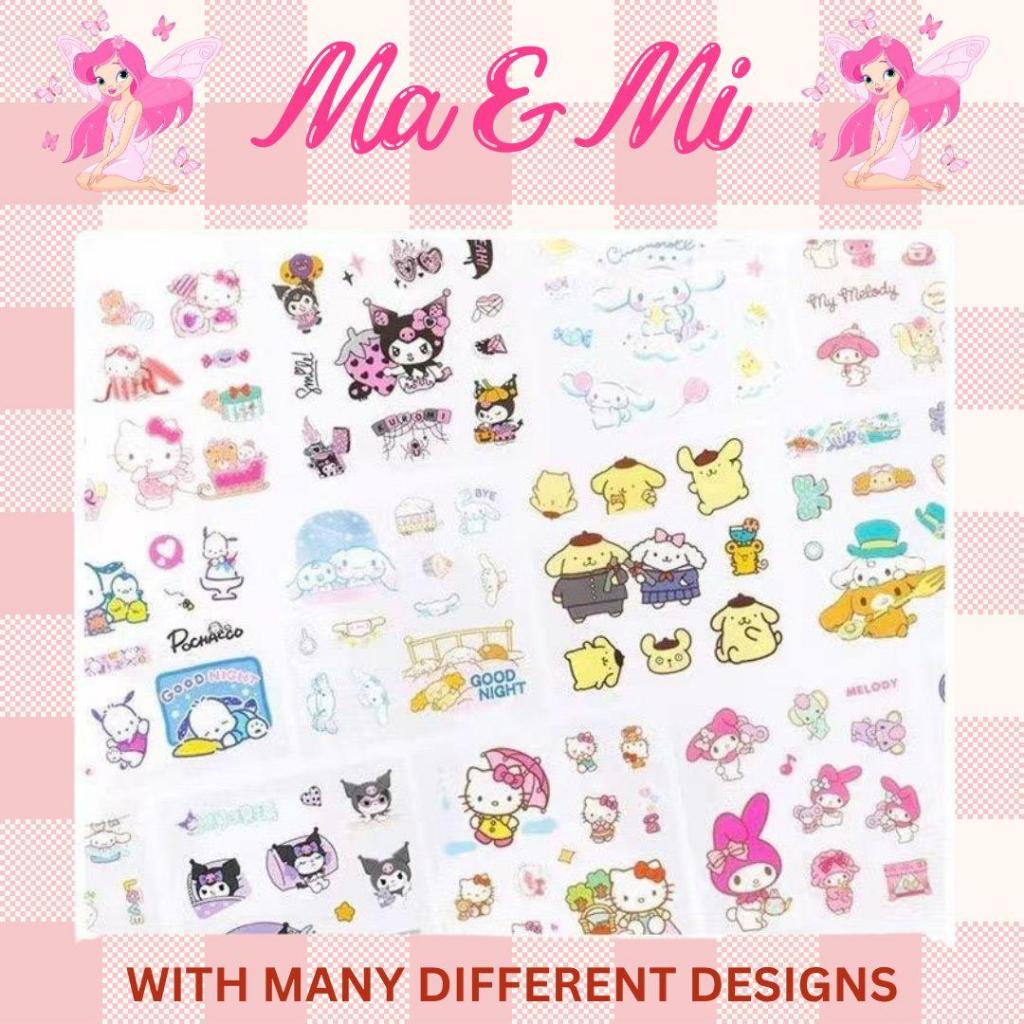H 023 Cartoon Stickers 100PCS cute Waterproof sticker set transparent ...