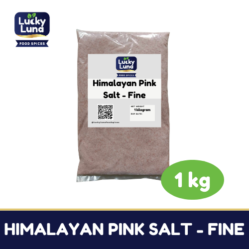 Himalayan Pink Salt - Fine (1 kilogram - 1 kg - 1 kilo) | Shopee ...