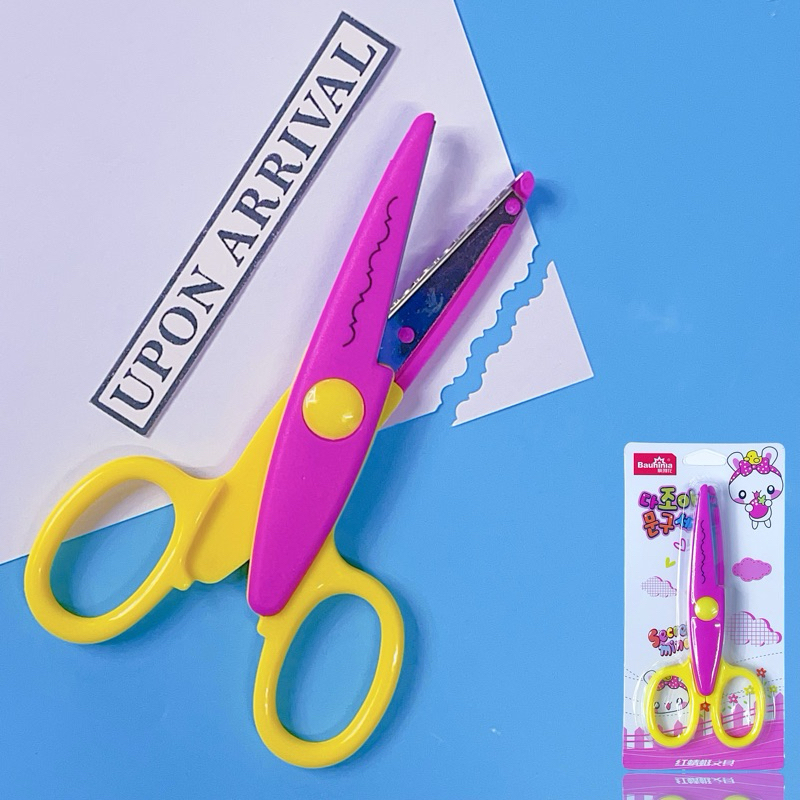 DIY Safety Lace Scissors Colorful Decorative Paper Edge Craft ...