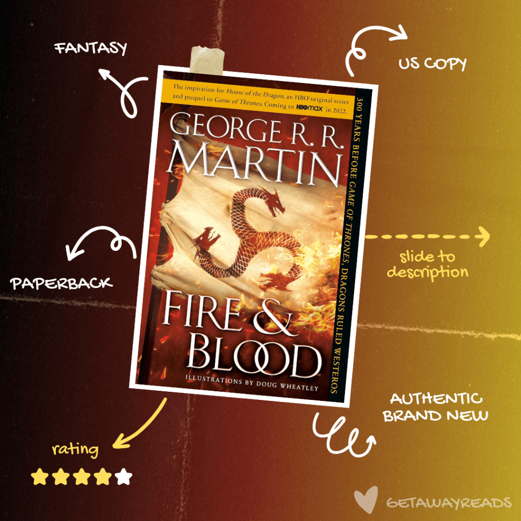 Fire & Blood (The Targaryen Dynasty: The House of the Dragon) by George ...