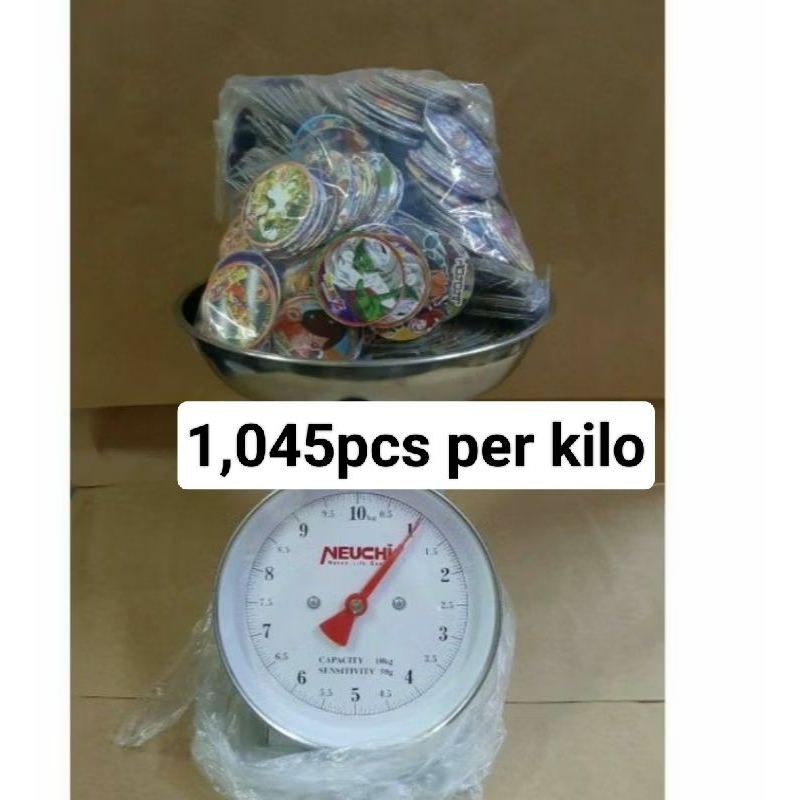 1,045 PC's assorted pogs 1kilo (exact 1kg) pog card toy | Shopee ...