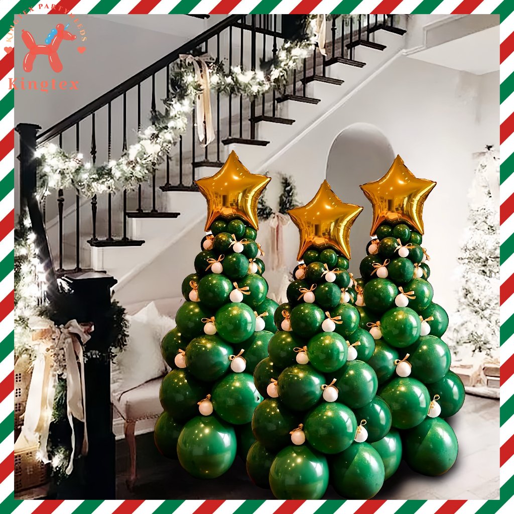 2025 Christmas tree balloon set 93pcs material pack DIY party ...