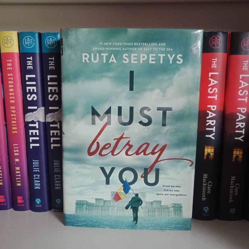 I Must Betray You By Ruta Sepetys - Hardcover, Very Good Condition, 9781984836038