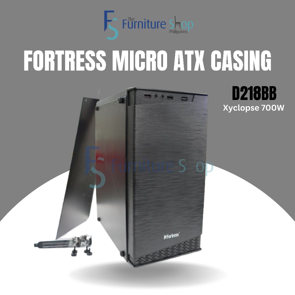 Fortress Micro ATX Casing XYCLOPES D218BB | Shopee Philippines