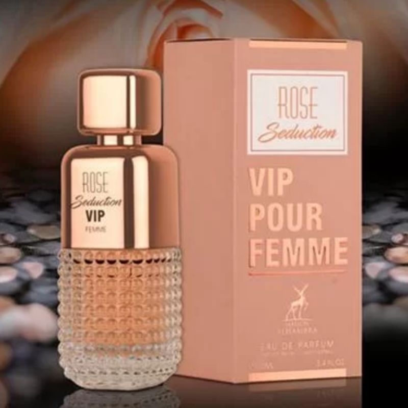 Rose Seduction VIP pour Femme EDP 100ml by Maison Alhambra | Shopee ...