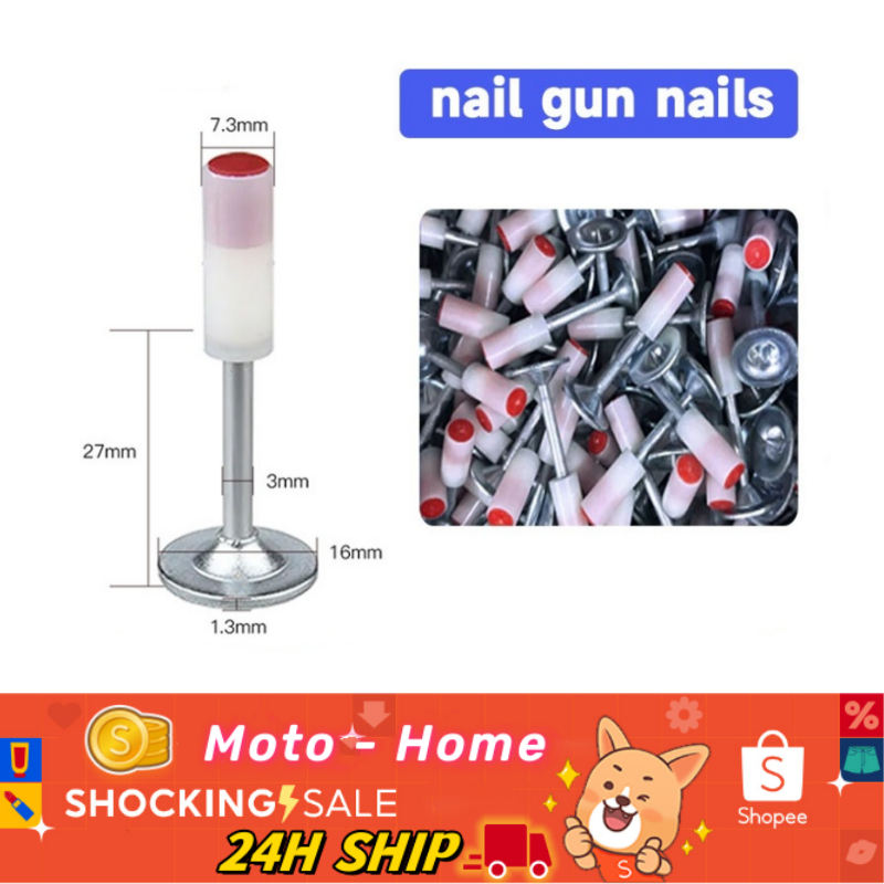 500PCS Nails Fits Manual Tufting Gun Steel Rivet Tool Concrete Wall