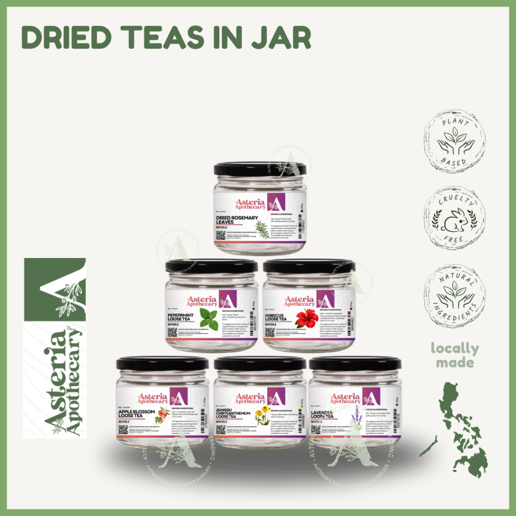 DRIED LOOSE TEAS IN JAR PT. 1 | Shopee Philippines