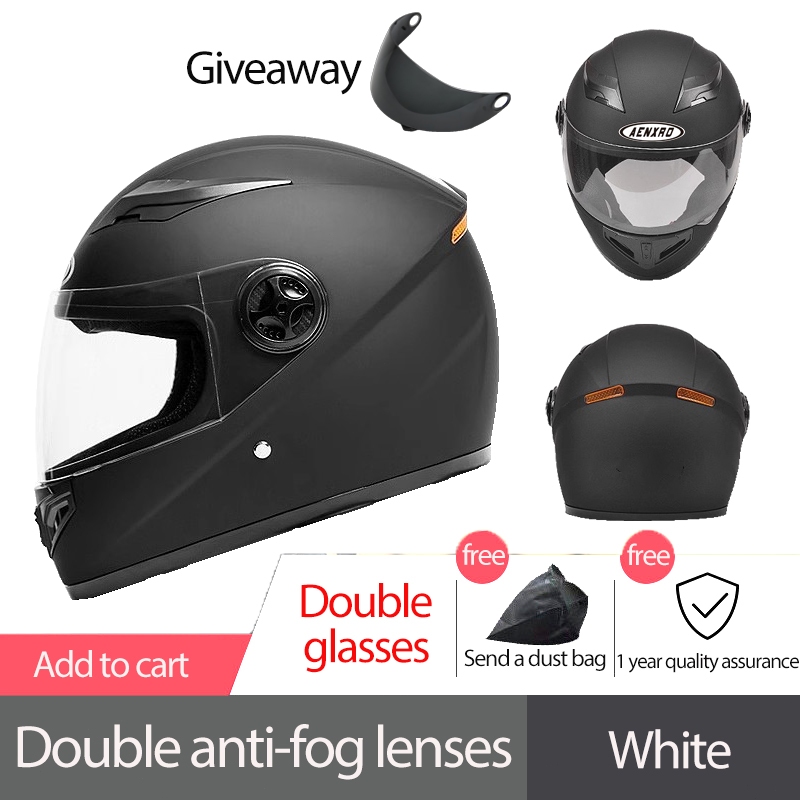 AENXRD #668 Men's Full Face Motorcycle Helmet Sun Visor Women General