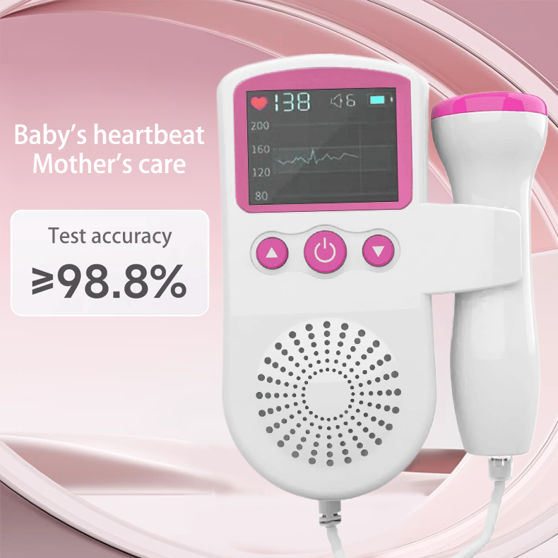 Real-time Monitoring Fetal Doppler Baby Heart Monitor Clear Sound With ...