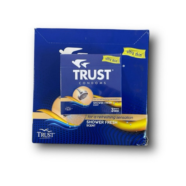 Trust Condom Ultra Thin Shower Fresh Scent Box (72 Condoms) 24x3 ...