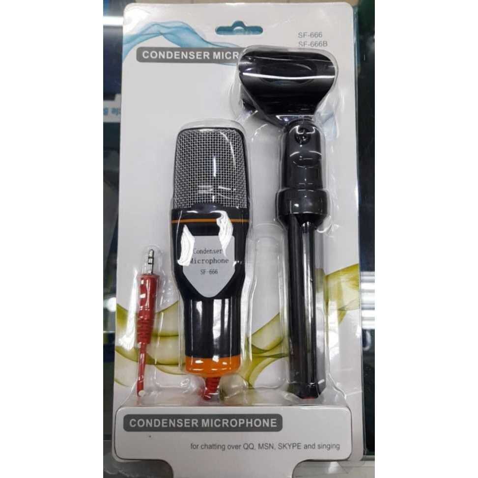 CONDENSER MICROPHONE SF-666 | Shopee Philippines