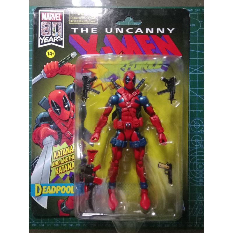 Marvel Legends Retro Deadpool(moc)brand new/with shipper box | Shopee ...