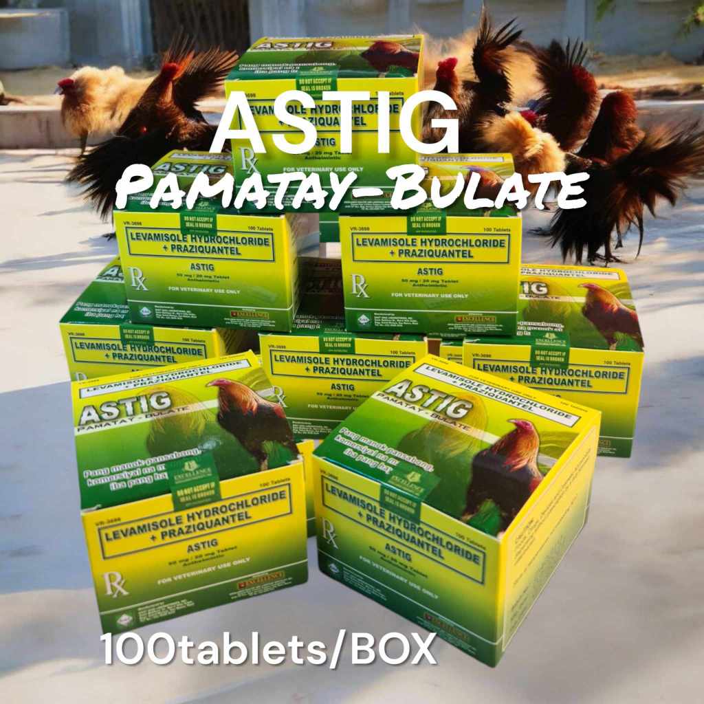 ASTIG PREMIUM DEWORMER X100TABLETS/BOX FOR GAMEFOWLS | Shopee Philippines