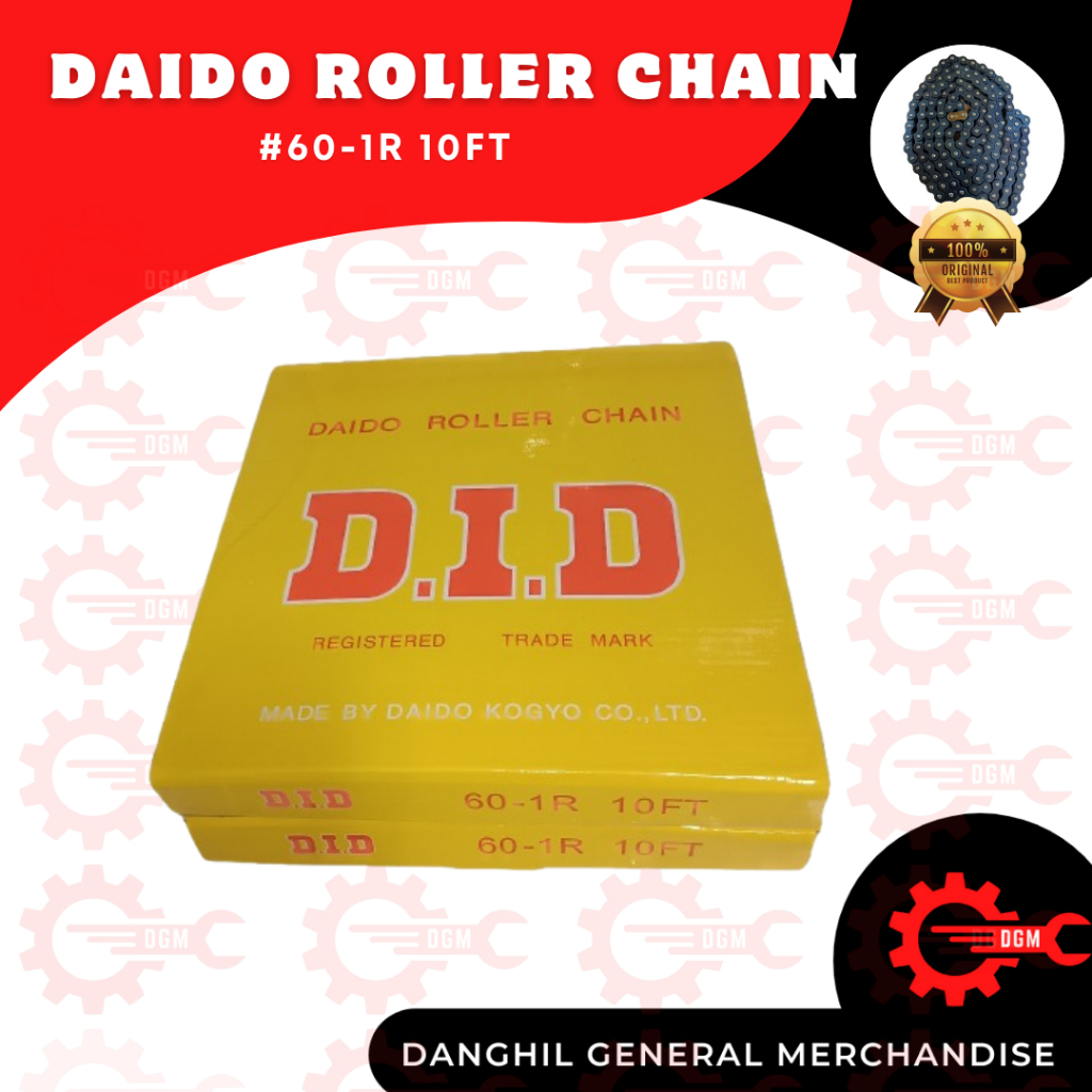 Daido Roller Chain 60-1R 10FT for Tractor | Shopee Philippines