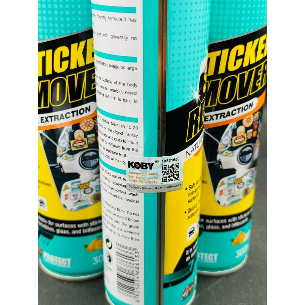 KOBY STICKER REMOVER LEMON 300ML (1PC ONLY) SOLD PER PC | Shopee ...
