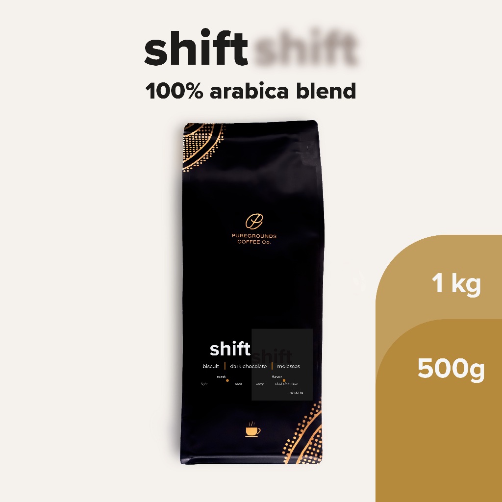 Shift Blend 100% Arabica Coffee | Pure Grounds Coffee Co. | Shopee ...
