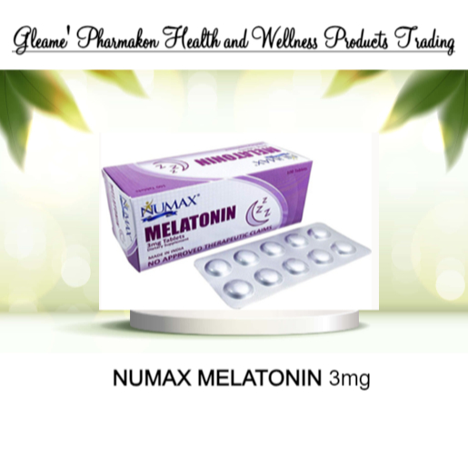 NUMAX MELATONIN 3mg Capsules 100s | Shopee Philippines