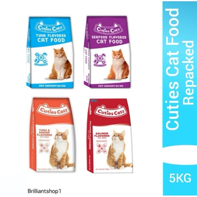 5 KG CUTIES CATZ CAT FOOD REPACKED Shopee Philippines