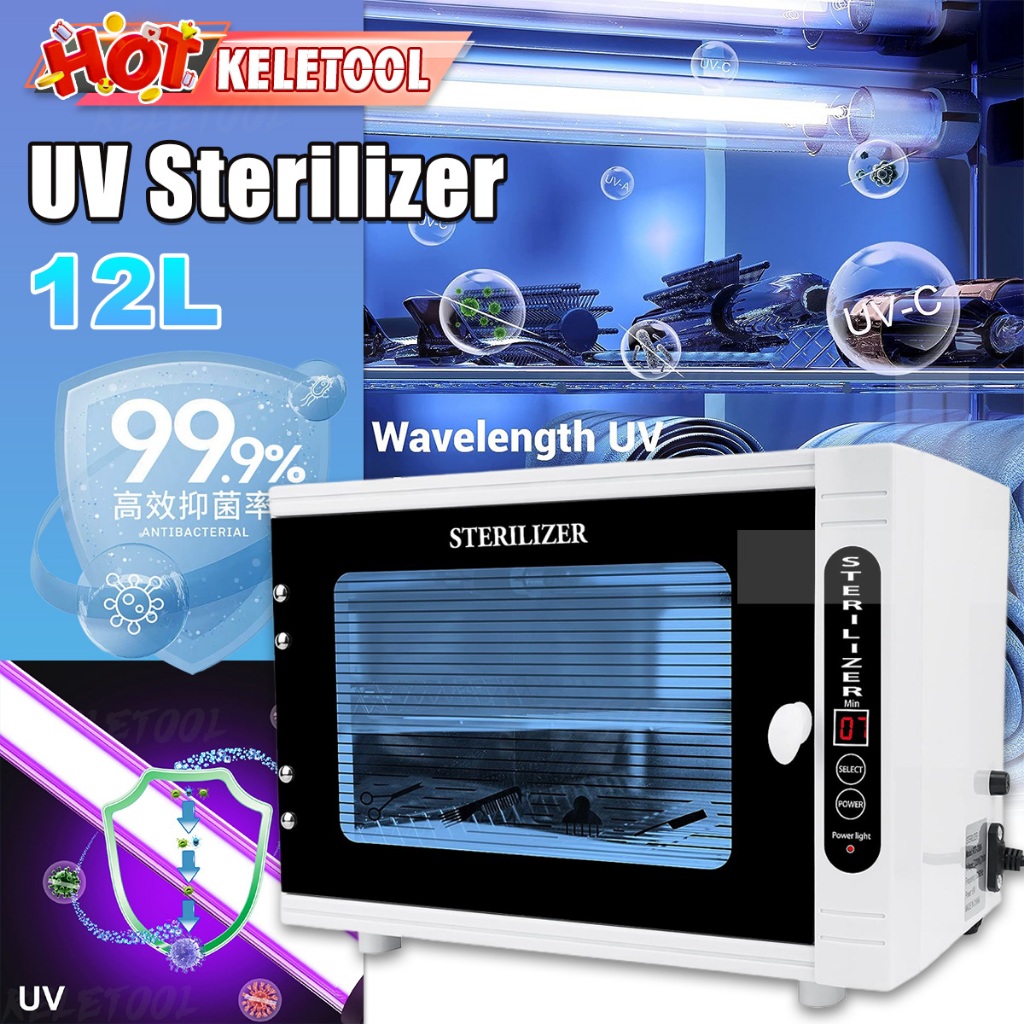 UV Sterilizer Disinfection autoclave 99.9% with Timer Ozone Medical ...