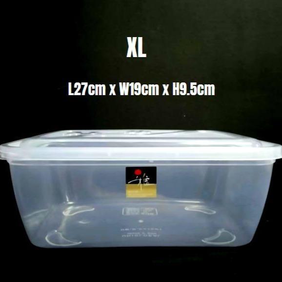 Rectangular Plastic Tupperware Food Keeper Transparent Plastic Box