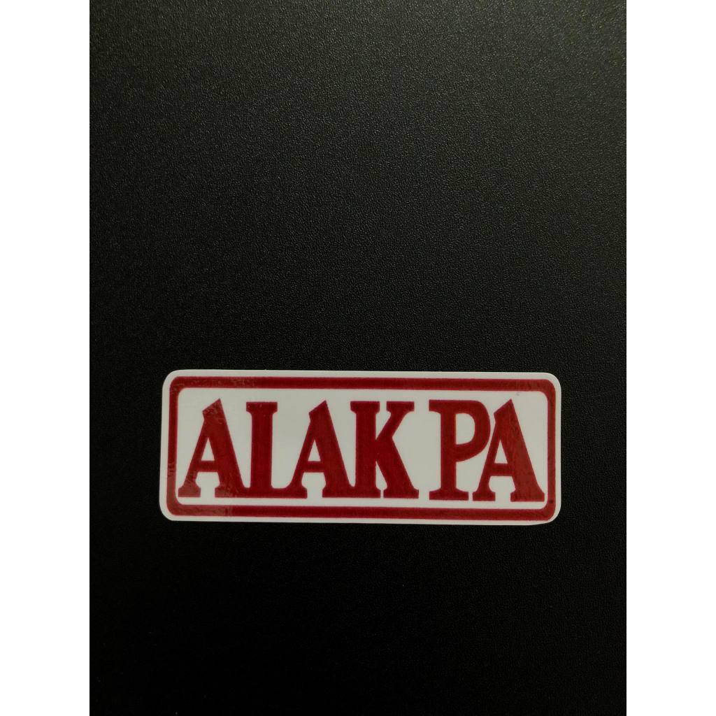 Alak Pa 3 Inches Glossy Sticker | Shopee Philippines