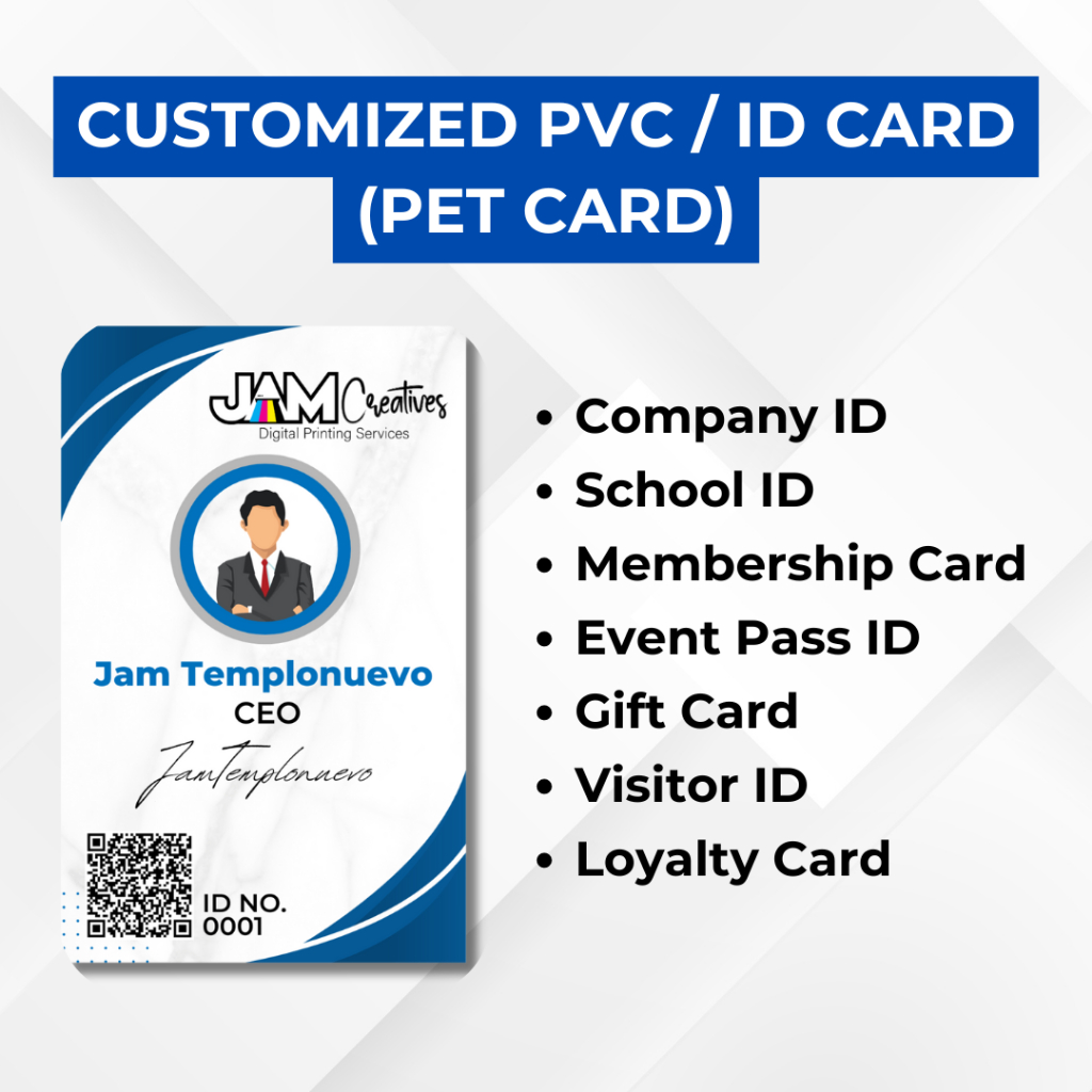 Customized PVC ID Card , Personalized PET Card, ID Card, School ID ...