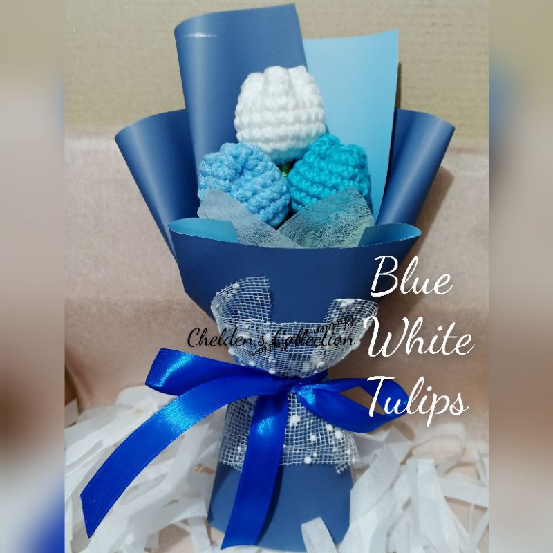 crochet mini flower bouquet/cute size flower bouquet/mini flowers/with