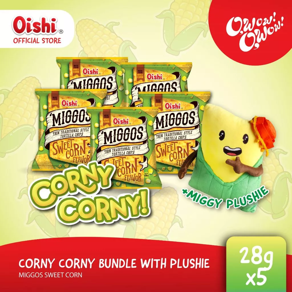 Oishi Corny Bundle with Miggy Plushie