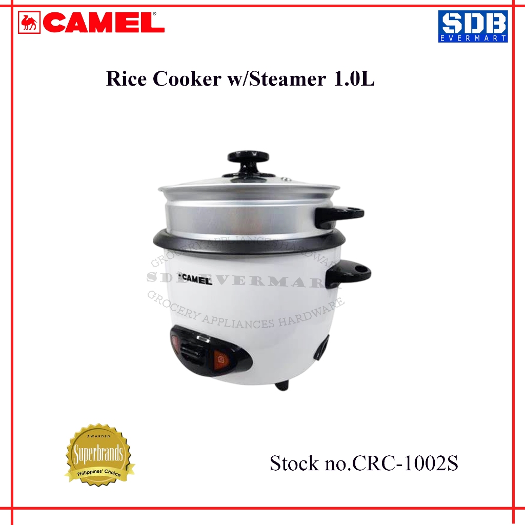 Camel-Rice Cooker with Steamer 1.0L Capacity/5 Cups [ Crc-1002S]-1 Pc ...