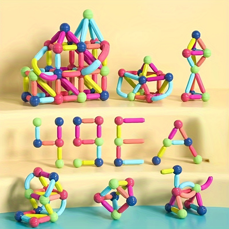Educational Toy Magnetic Blocks Toy for kids Magnetic Stick Building ...