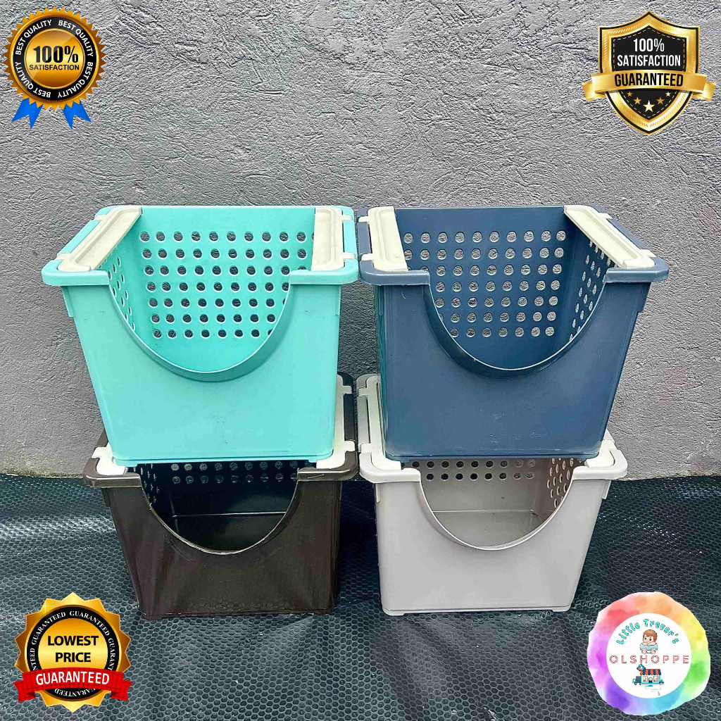 815 Stackable Boxes Storage Organizer for Supplies, Laundry | Shopee ...