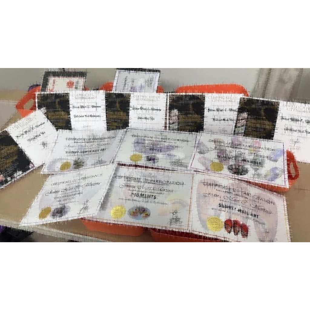 1-5 pcs Reprinting : MODNAILSPH NAP NAIL-ART CLASS Training Certificate ...