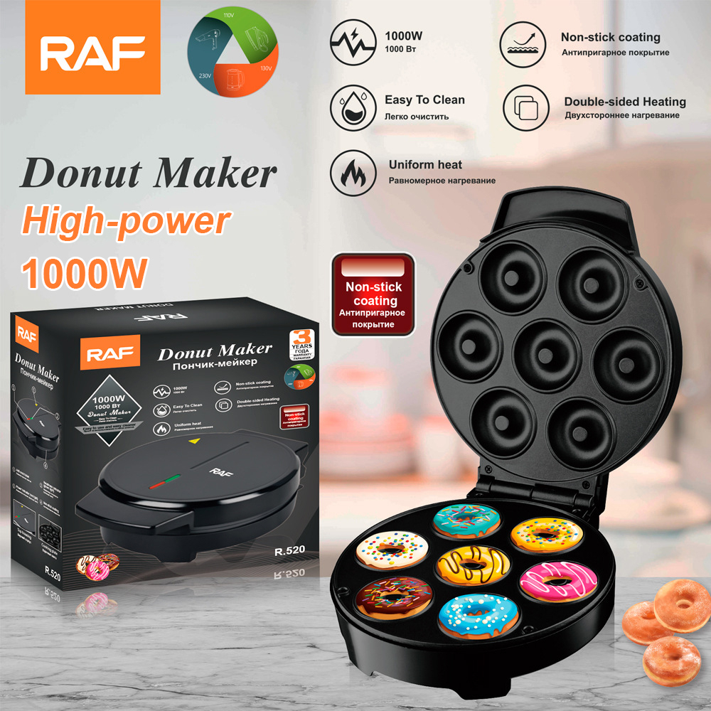 7 Holes Mini Donut Maker Electric Donut Machine Doughnut Maker