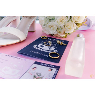 MC MATTE PASSPORT | PASSBOOK | BOOKLET AND BOARDING PASS INVITATION ...