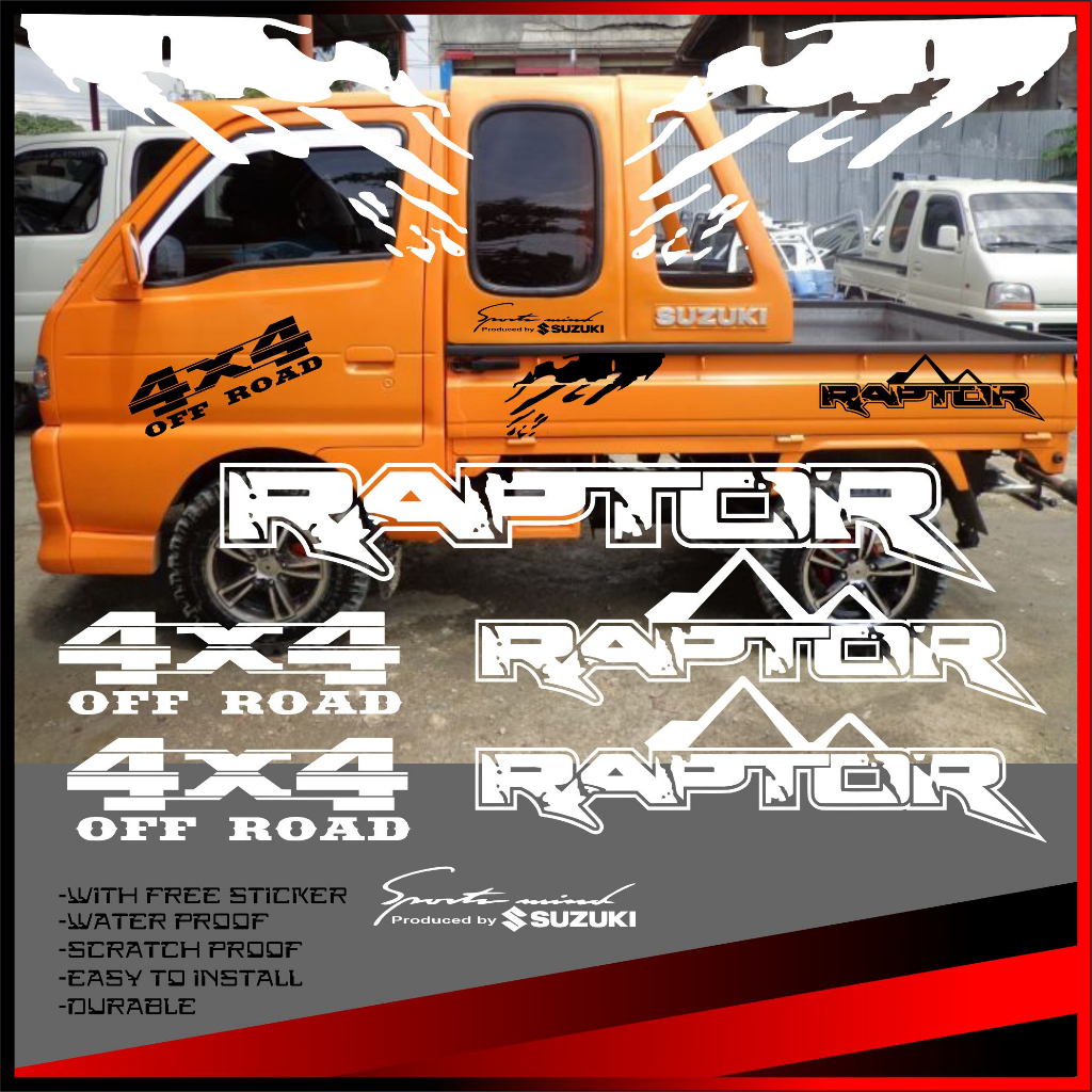 MULTICAB Decals set Cut Out Style Car Sticker Good Quality Shopee