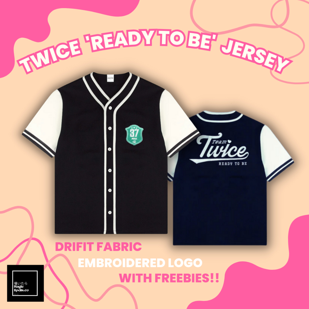 TWICE readytobe ユニフォームシャツ モモ 1枚 ベースボール