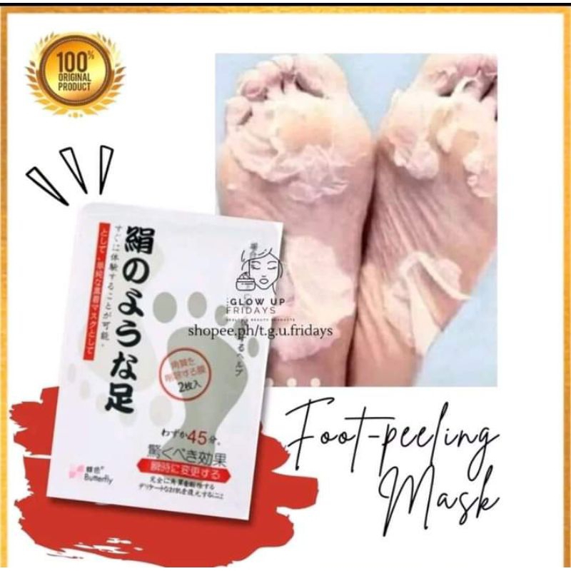 AUTHENTIC Japan Foot Peeling Mask (butterfly) Shopee Philippines