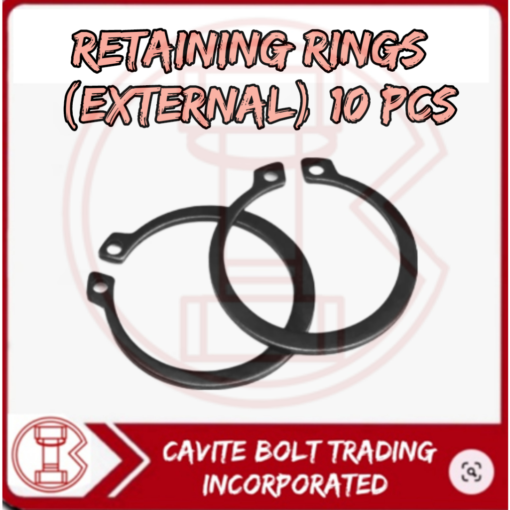 RETAINING RINGS EXTERNAL (10PCS) Shopee Philippines