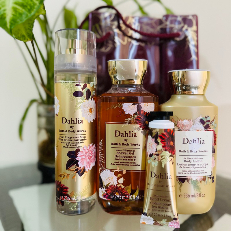 Bath & Body Works Dahlia l Mist Lotion Showergel Handcream Shopee