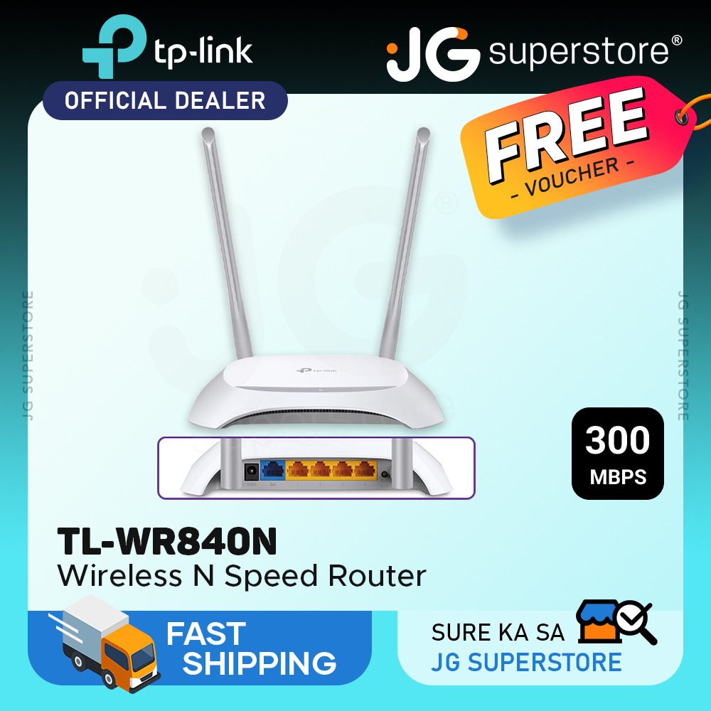 TP-Link TL-WR840N 300Mbps Wireless N Speed N300 Wi-Fi Router 2.4GHz ...