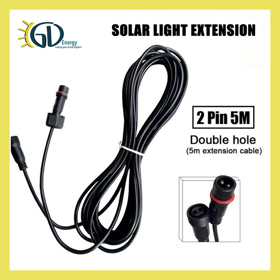 Solar Extension Cable Wire 10m 5m Waterproof Cord for Solar Flood Light