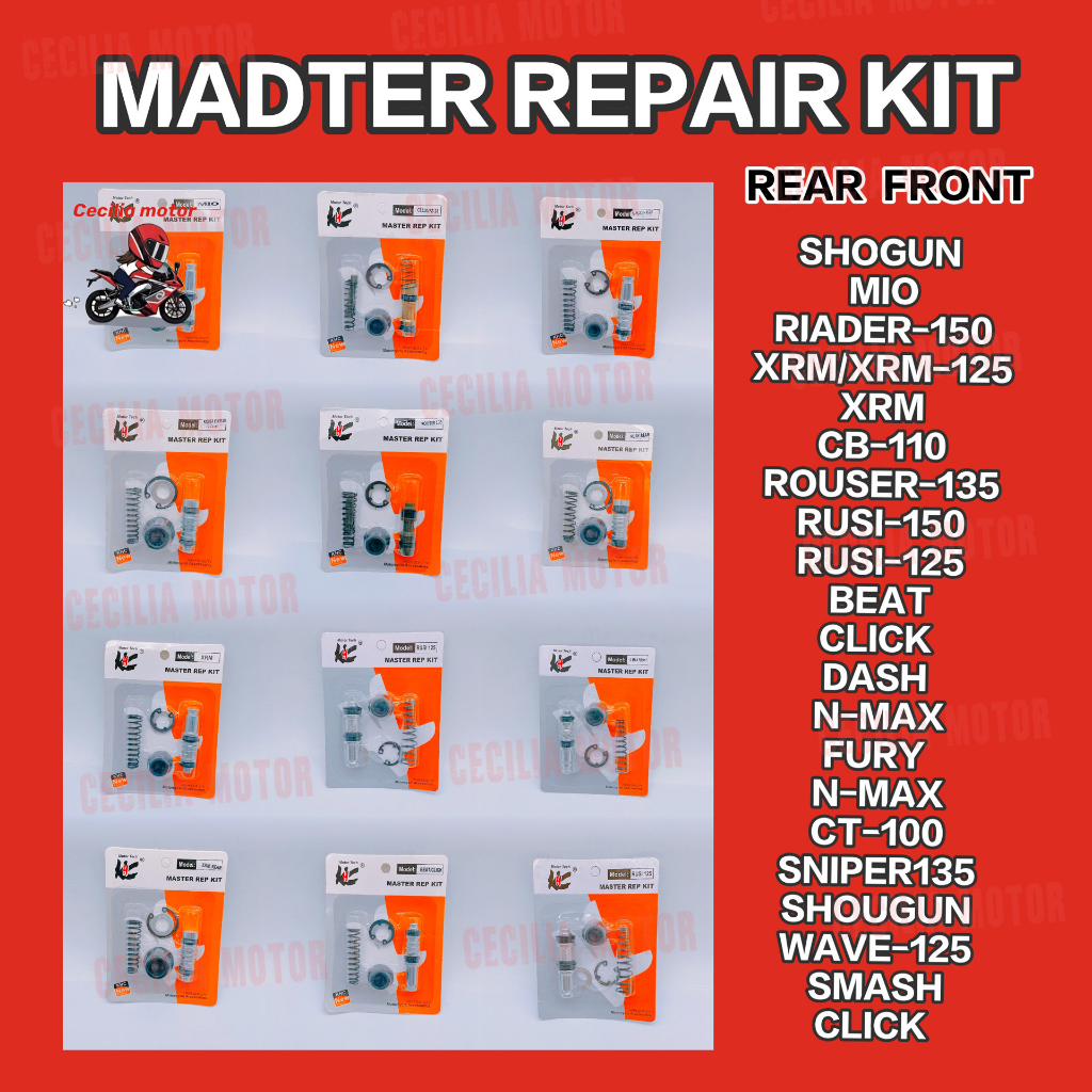 Motorcycle Parts Master Repair Kit For Shogun Mio Raider Xrm Cb Rouser Rusi Ct Beat Click