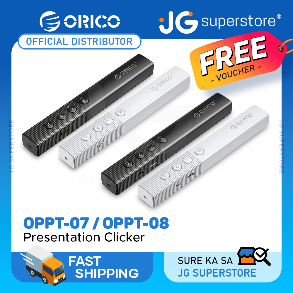ORICO 2.4GHz Wireless Presentation Remote Clicker with 50m Control ...