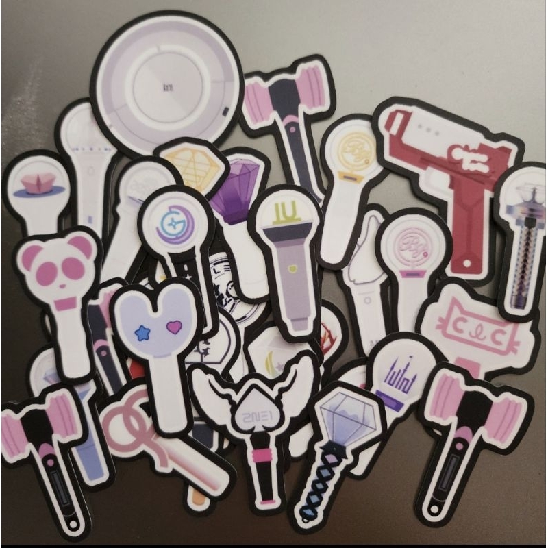 KPOP Lightstick Waterproof Stickers (1 pc) Shopee Philippines
